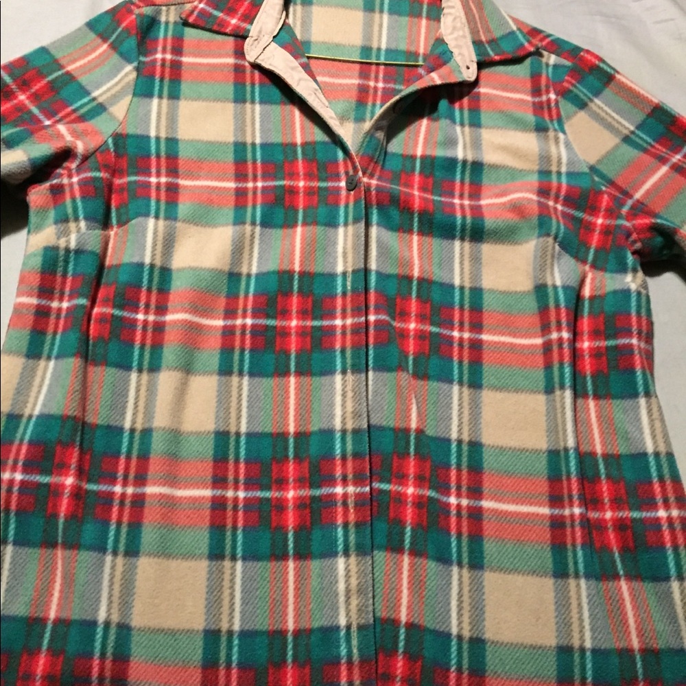 Ladies long sleeve soft flannel